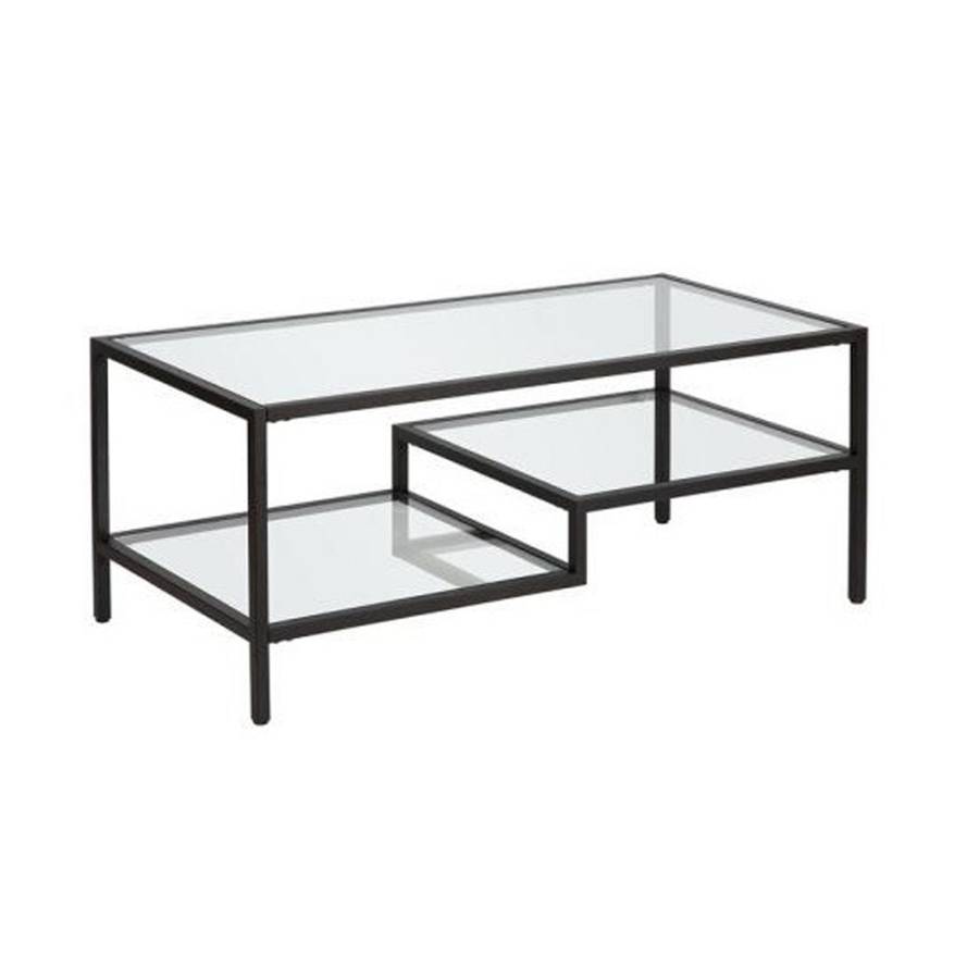 STEP COFFEE TABLE ΜΕΤΑΛΛΟ ΜΑΥΡΟ ΜΕΤΑΛΛΟ 110x50x42