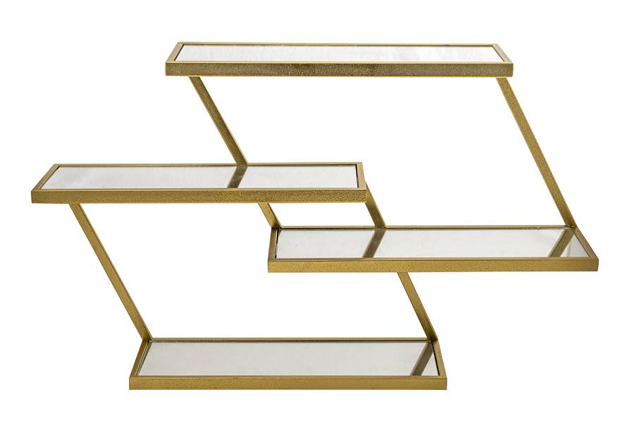 ΔΙΑΚΟΣΜΗΤΙΚΟ ΡΑΦΙ ΧΡΥΣΟ ΜΕ ΚΑΘΡΕΠΤΗ 80Χ15Χ60ΕΚ