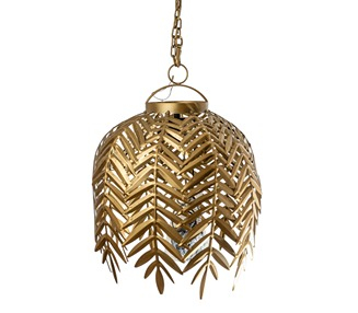 ΜΕΤΑΛΛΙΚΟ Φως ΚΡΕΜΑΣΤΟ ΦΥΛΛΑ ΧΡΥΣΑ 59,5Χ59,5Χ55ΕΚ