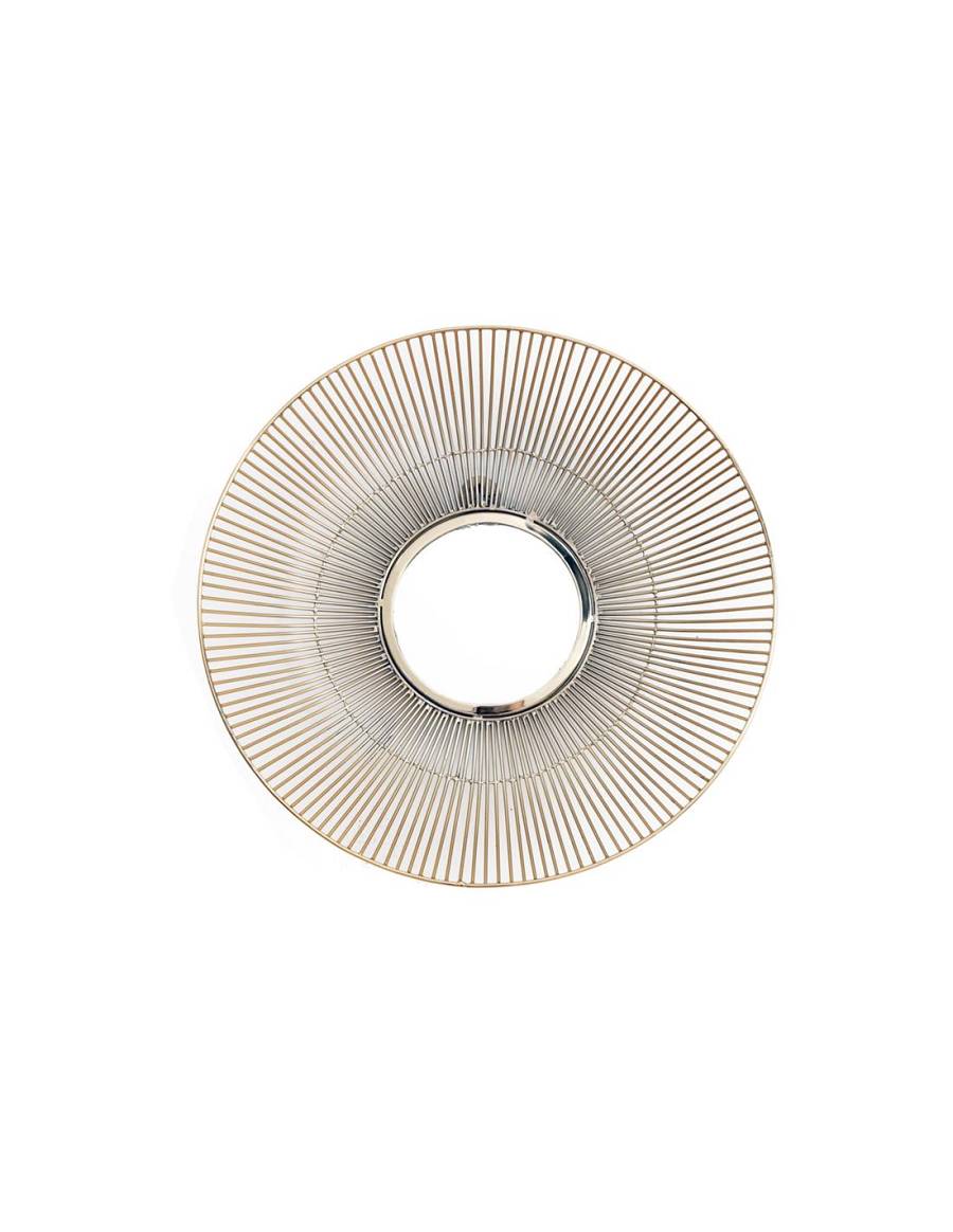 Καθρέφτης μεταλλικός στρογγ. 41X7CM