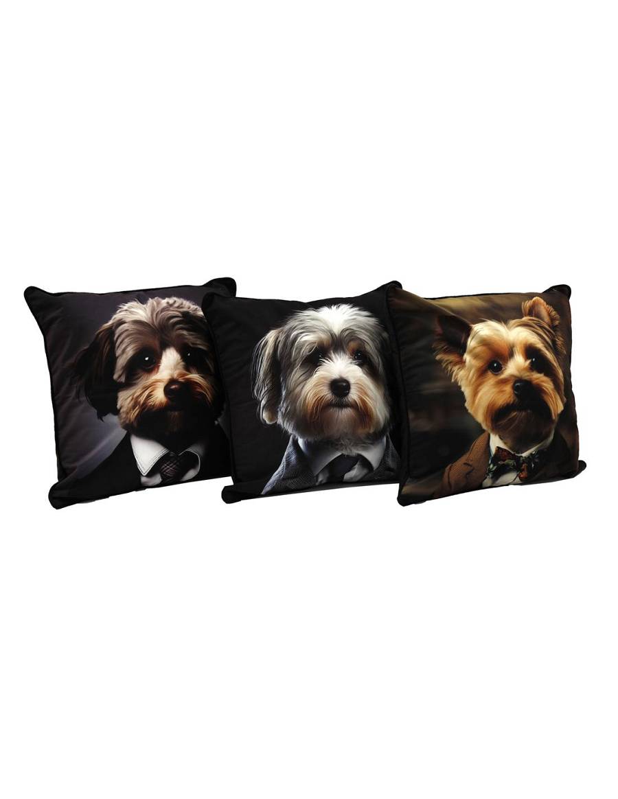 Μαξιλάρι FLUFFY DOG /3σχέδια 45x45cm