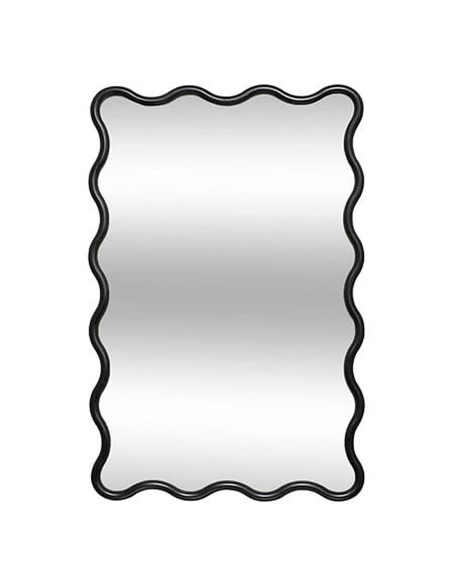 Καθρέφτης WAVY μαύρος 89x59cm