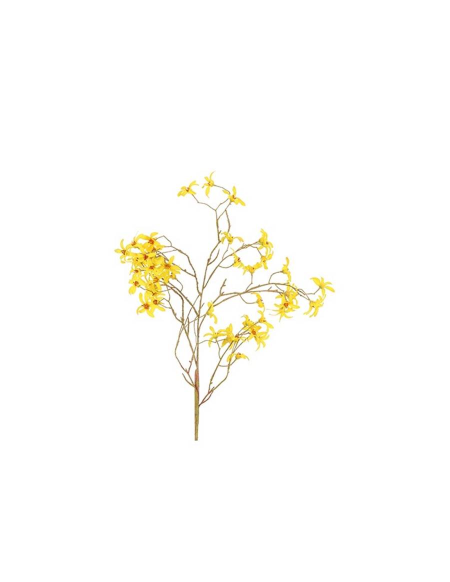 Κλαδί κίτρινα ανθάκια Η104cm