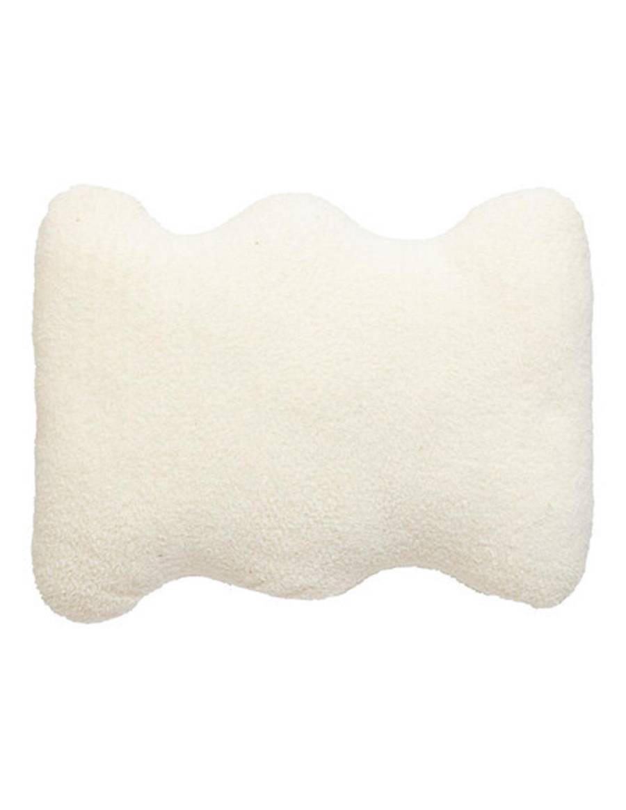 Μαξιλάρι λευκό μπουκλέ 35x48cm