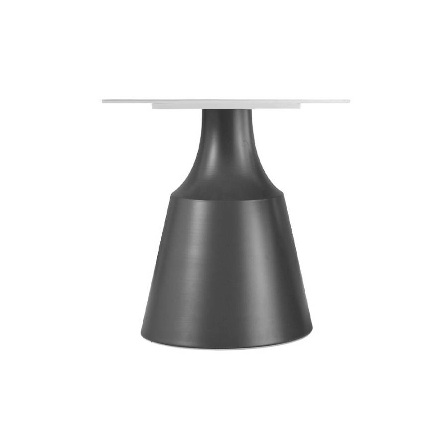 KAIA COFFEE TABLE SET 2ΤΕΜ ΛΕΥΚΟ ΜΑΥΡΟ 70x70x40