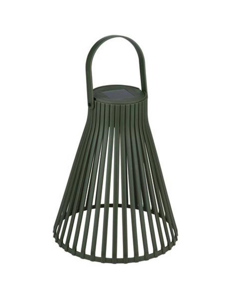 Φανάρι ηλιακό πράσινο  Φ20Η24cm