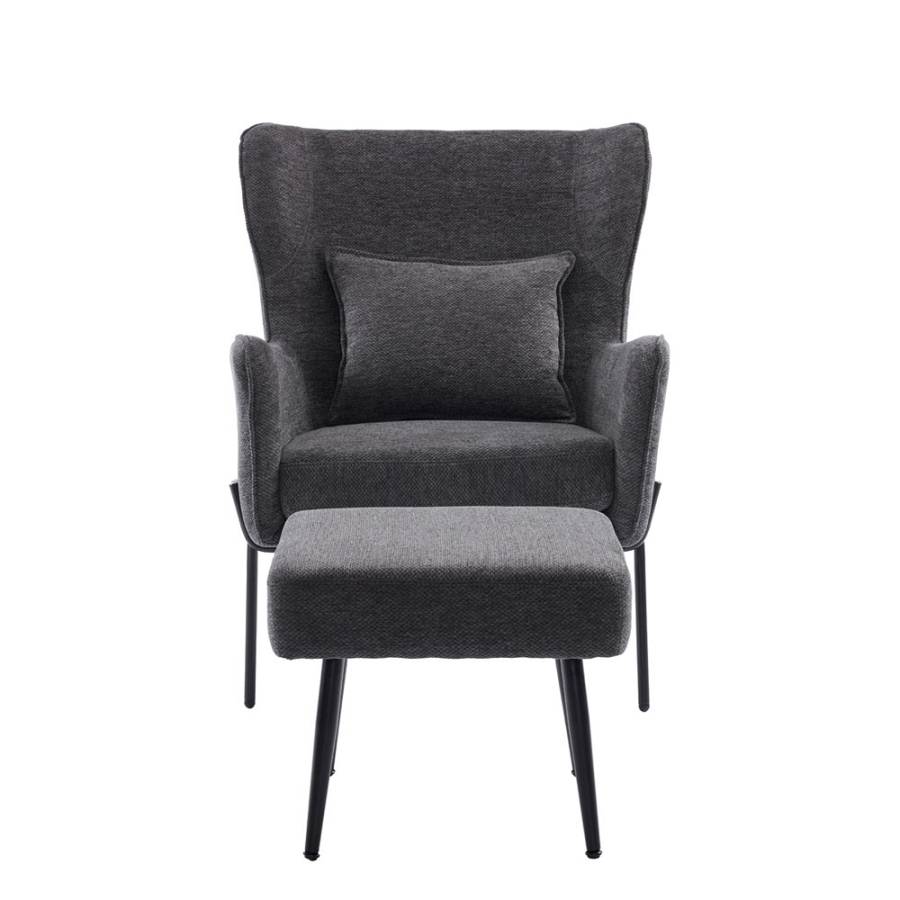 CHILLOUT ΠΟΛΥΘΡΟΝΑ ΓΚΡΙ ΣΚΟΥΡΟ 84x74x97.5