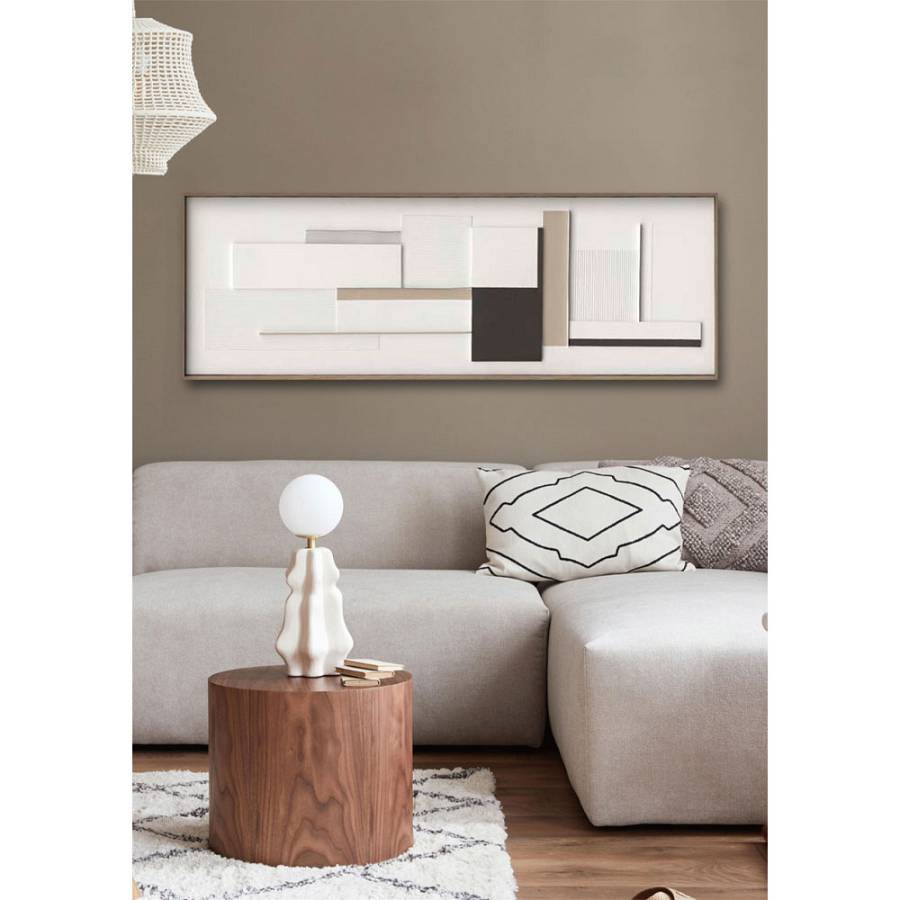 PORTER ΠΙΝΑΚΑΣ ΔΙΑΚΟΣΜΗΣΗΣ 50x150x5 ΚΑΜΒΑΣ ΛΕΥΚΟ ΜΠΕΖ ΜΑΥΡΟ ΞΥΛΟ ΦΥΣΙΚΟ