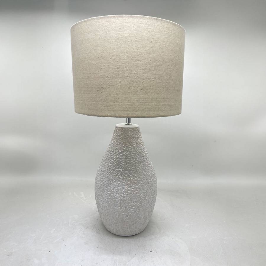 PADER ΦΩΤΙΣΤΙΚΟ ΕΠΙΤΡΑΠΕΖΙΟ 20x20x59 ΚΕΡΑΜΙΚΟ ΛΕΥΚΟ ΛΙΝΟ ΜΠΕΖ