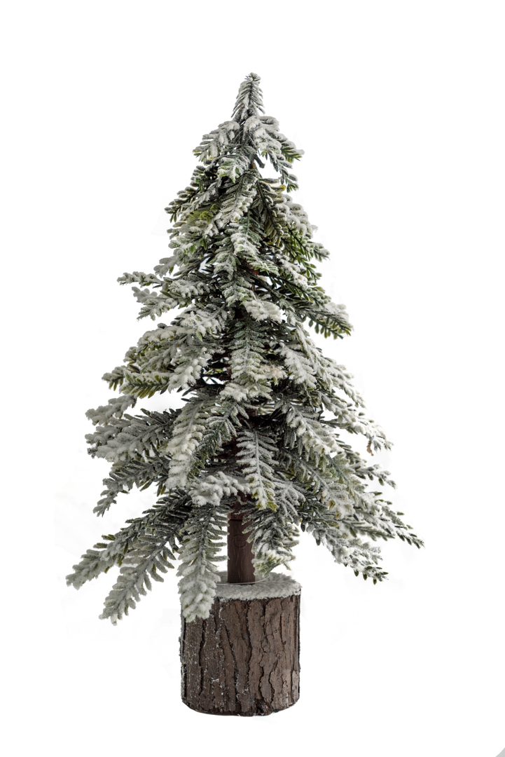 ΧΡΙΣΤΟΥΓΕΝΝΙΑΤΙΚΟ ΔΕΝΤΡΟ ΧΙΟΝΙΣΜΕΝΟ 37ΕΚ ΣΕ ΚΟΡΜΟ ΞΥΛΙΝΟ