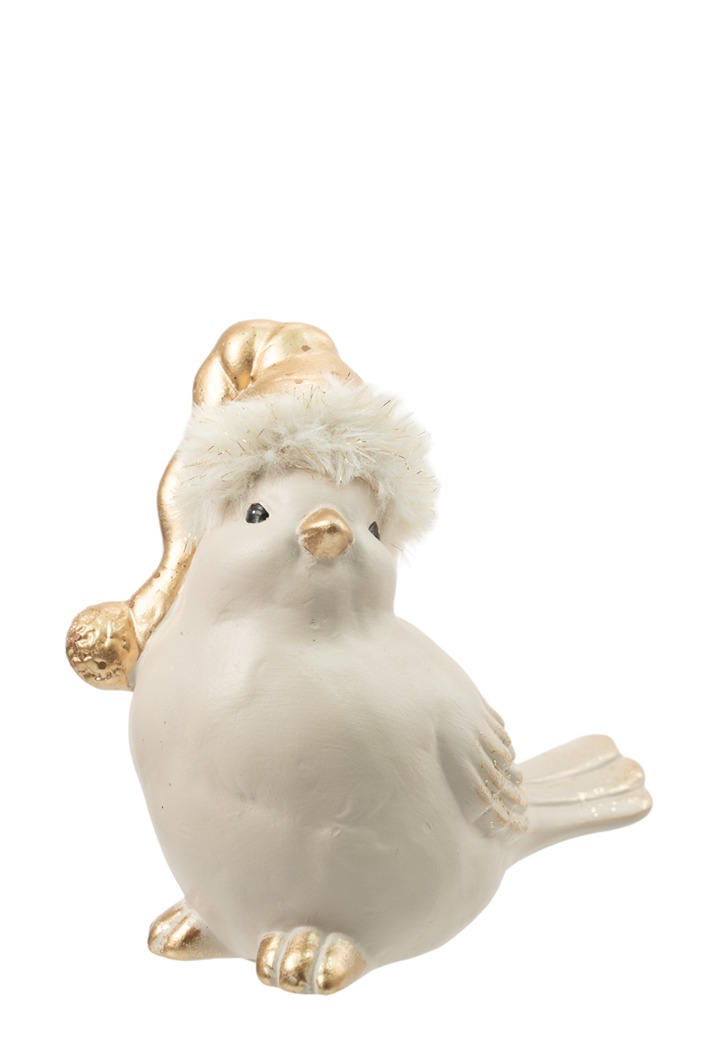 ΧΡΙΣΤΟΥΓΕΝΙΑΤΙΚΟ ΠΟΥΛΙ ΤΕΡΑΚΟΤΑ ΓΡΙ ΡΟΖ ΜΕ ΡΟΖ ΧΡΥΣΟ 18,5Χ10Χ18ΕΚ