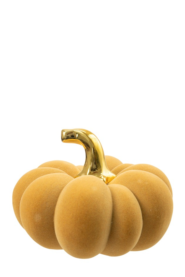 ΚΕΡΑΜΙΚΗ ΚΟΛΟΚΥΘΑ ΚΕΡΑΜΙΚΗ ΒΕΛΟΥΔΙΝΗ ΜΟΥΣΤΑΡΔΙ ΜΕ ΧΡΥΣΟ ΚΟΤΣΑΝΙ 19Χ17,5Χ12,8ΕΚ