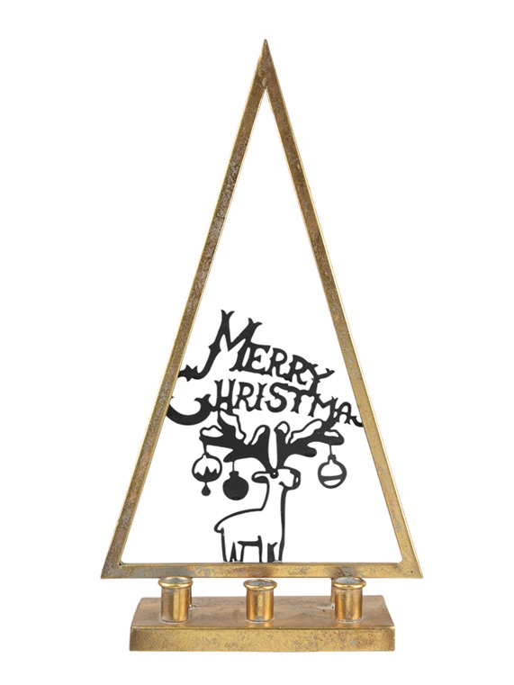 ΜΕΤΑΛΛΙΚΟ ΚΗΡΟΠΗΓΙΟ ΔΕΝΤΡΟ ΧΡΥΣΟ ΜΑΥΡΟ 27Χ10Χ50ΕΚ