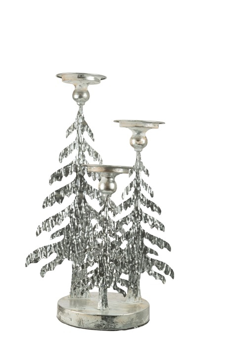 ΧΡΙΣΤΟΥΓΕΝΝΙΑΤΙΚΑ ΔΕΝΤΡΑ  ΜΕΤΑΛΛΙΚΑ  ΚΗΡΟΠΗΓΙΟ ΑΣΗΜΙ ΤΡΙΑ  ΣΕ ΒΑΣΗ 32Χ23Χ51,5ΕΚ