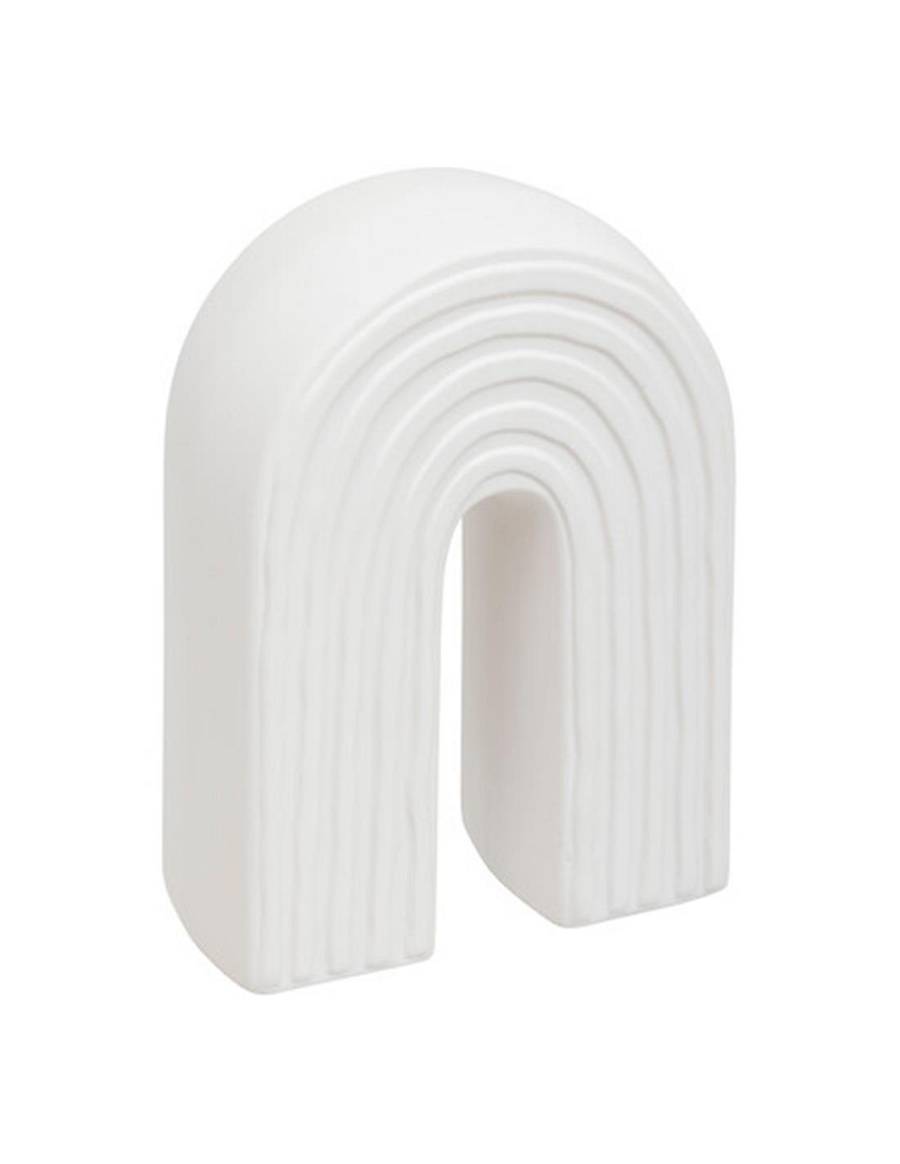Διακοσμητικό κεραμικό λευκό 13,3 x 6,6 x 18 cm