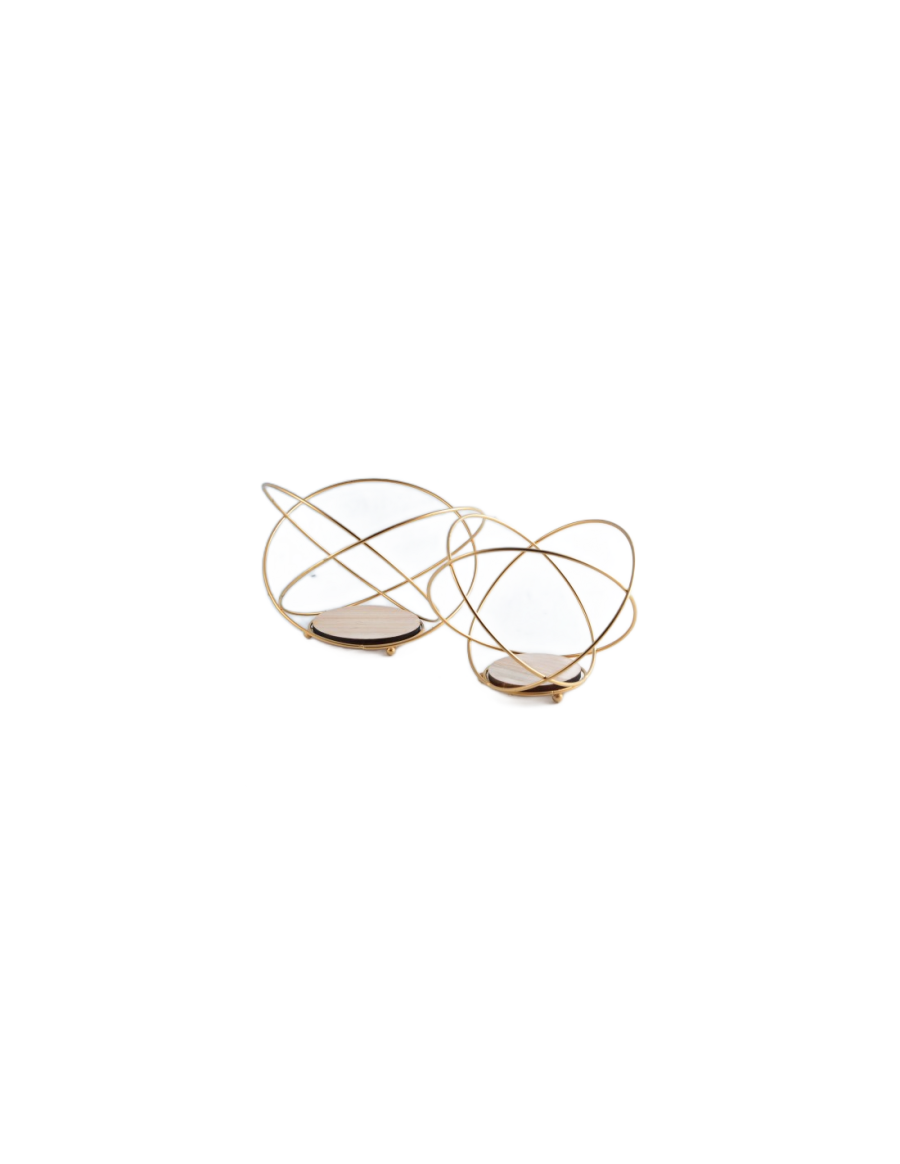 Κασπώ infinity μεταλ.χρυσό μεγάλο 24Χ17,5