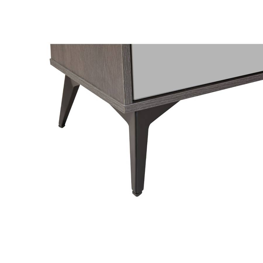 SPECCHIO ΣΥΡΤΑΡΙΕΡΑ 6ΣΥΡΤΑΡΙΑ ΜΑΥΡΟ OAK ΚΑΘΡΕΠΤΗΣ 120x39x80