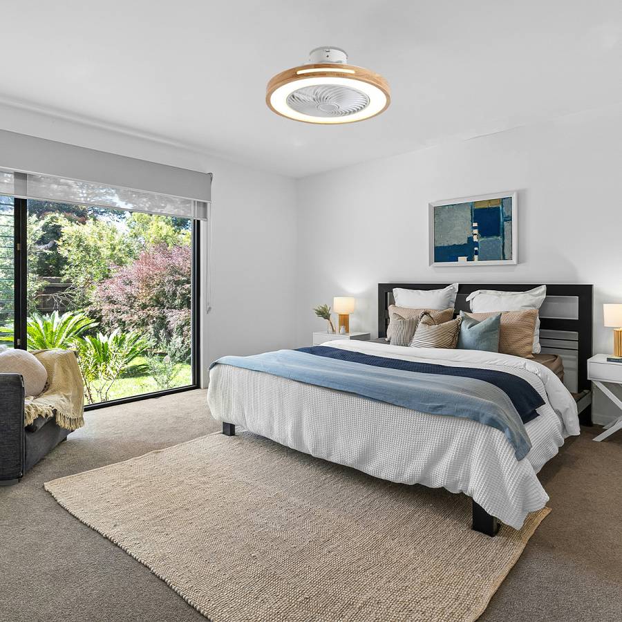 it-Lighting Zephyr 36W 3CCT LED Fan Light in Wood Color (101000940)