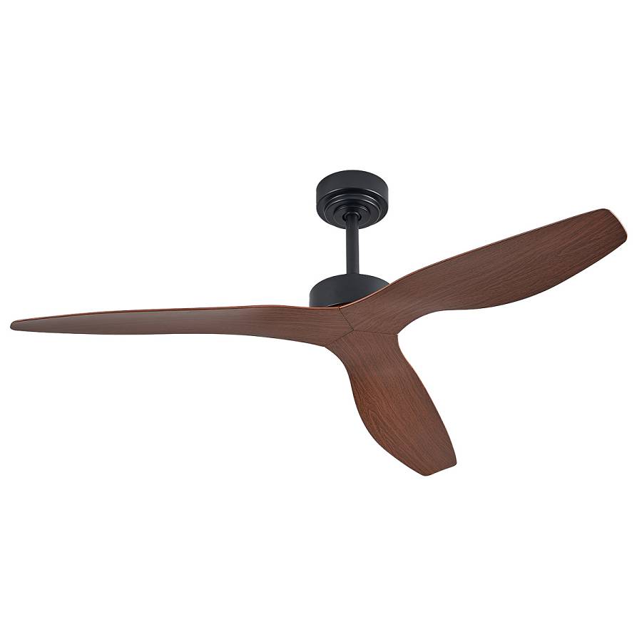 it-Lighting Trent - Fan in Black and wooden Color (102000685)