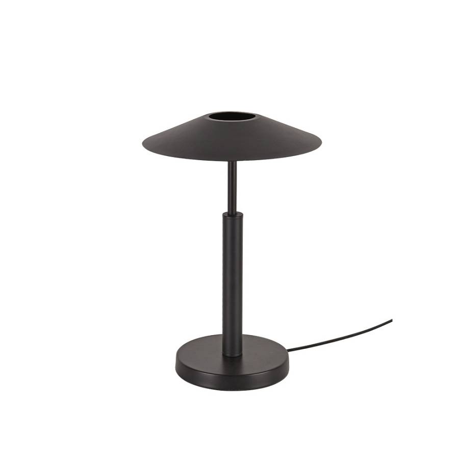 Inlight Επιτραπέζιο φωτιστικό σε μαύρο χρώμα LED 10W D:28x45cm (3063-Black)