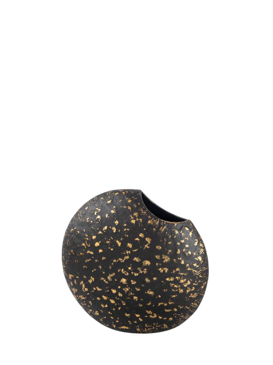 ΜΕΤΑΛΛΙΚΟ ΒΑΖΟ ΚΟΦΤΟ ΜΑΥΡΟ ΧΡΥΣΟ  30,513Χ28ΕΚ