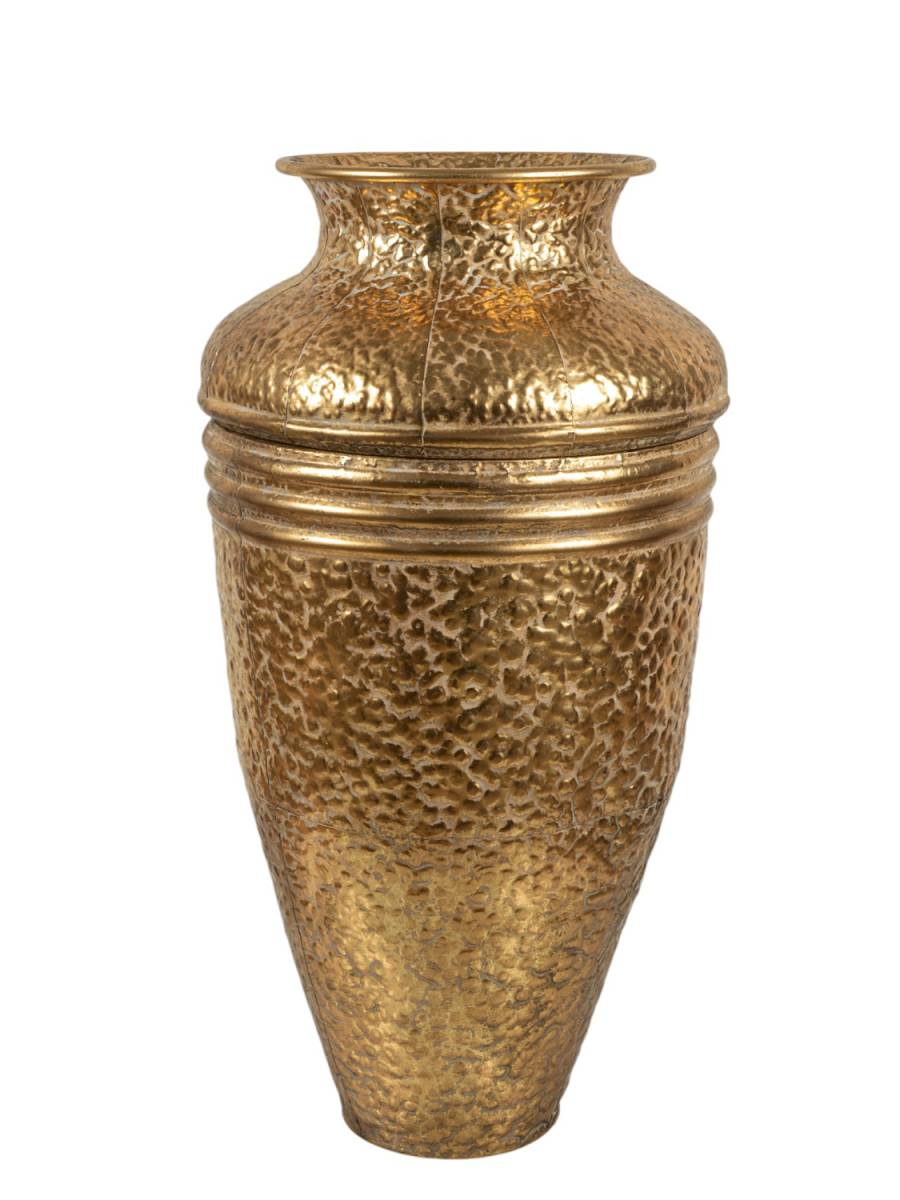 ΜΕΤΑΛΛΙΚΑ ΣΕΤ 2 ΒΑΖΑ ΔΑΠΕΔΟΥ ΧΡΥΣΑ 39,5Χ39Χ74,5ΕΚ ΚΑΙ 29,5Χ29,5Χ65ΕΚ