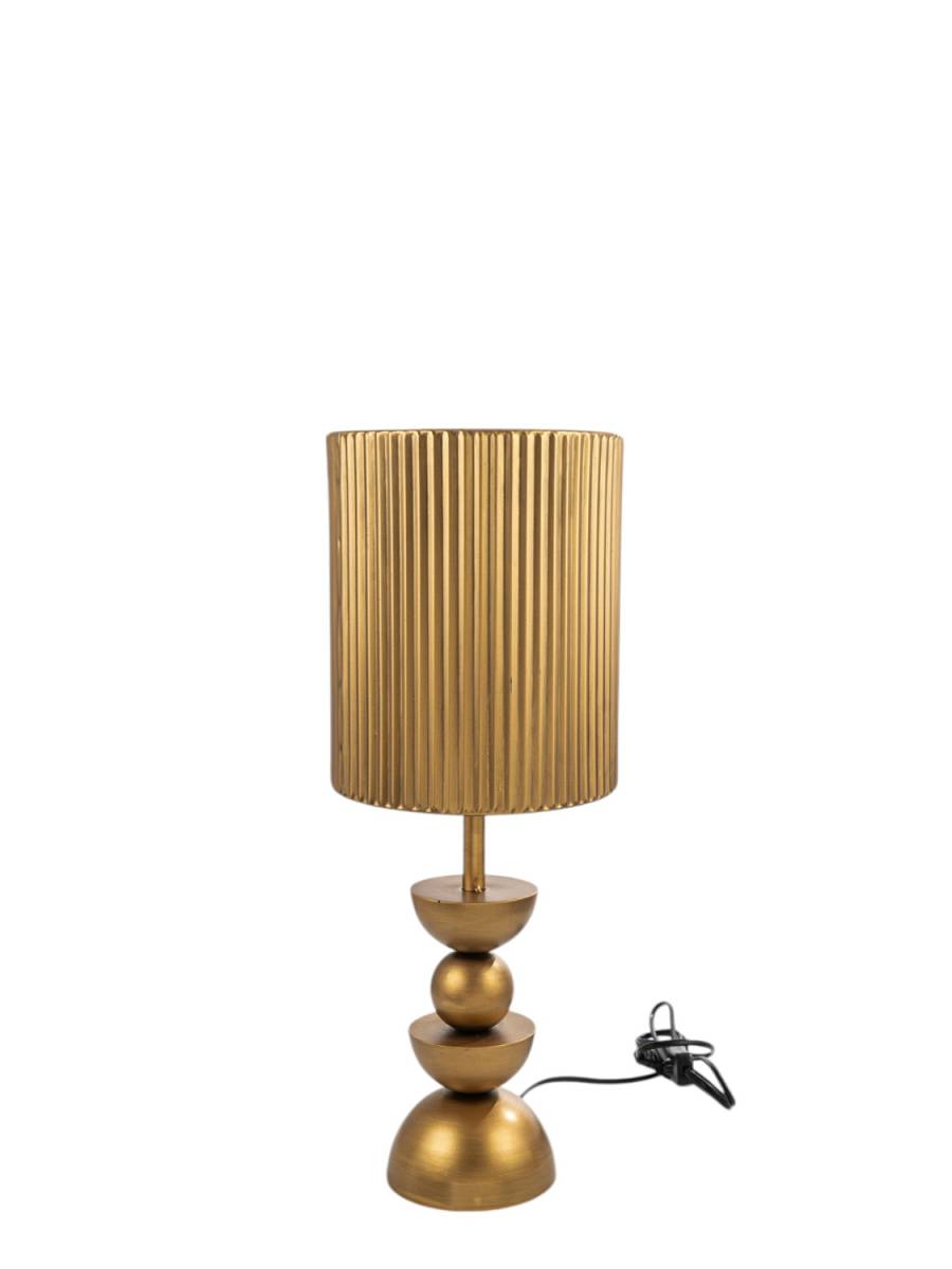 ΜΕΤΑΛΛΙΚΗ ΛΑΜΠΑ ΕΠΙΤΡΑΠΕΖΙΑ ΧΡΥΣΗ 18Χ18Χ56ΕΚ