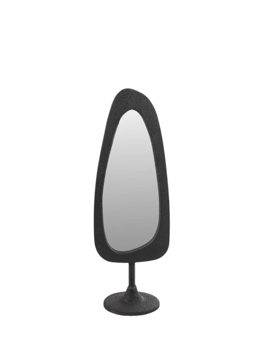 ΜΕΤΑΛΛΙΚΟΣ ΚΑΘΡΕΠΤΗΣ  ΜΑΥΡΟ ΕΠΙΤΡΑΠΕΖΙΟΣ  15,5Χ11,5Χ44ΕΚ