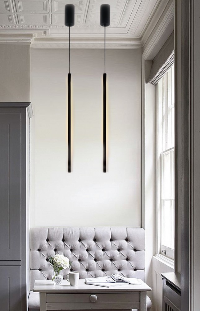 Inlight Κρεμαστό φωτιστικό LED 7W 3000K από λευκό μέταλλο και ακρυλικό D:60cm (6023-White)