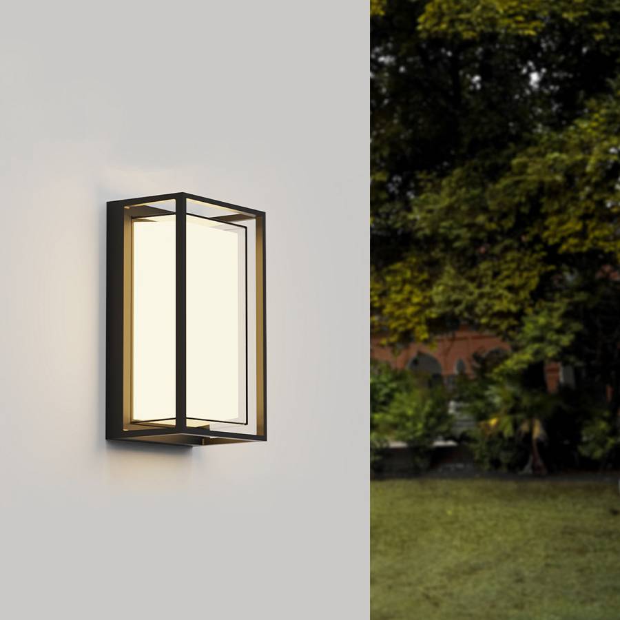 it-Lighting Isabella LED 12W 3000K Outdoor Wall Lamp Black D:100x145x245mm (80205511)