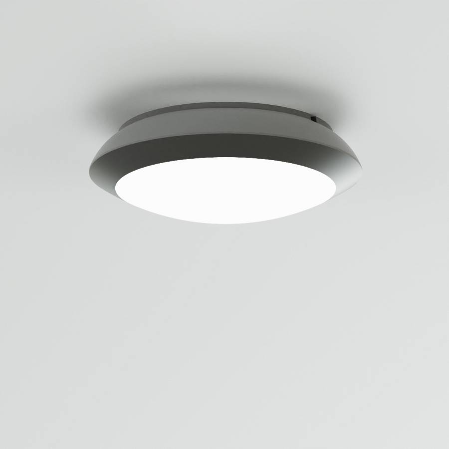 it-Lighting Champlain 1xE27 Outdoor Ceiling Light Anthracite D:90x285x285mm (80300844)