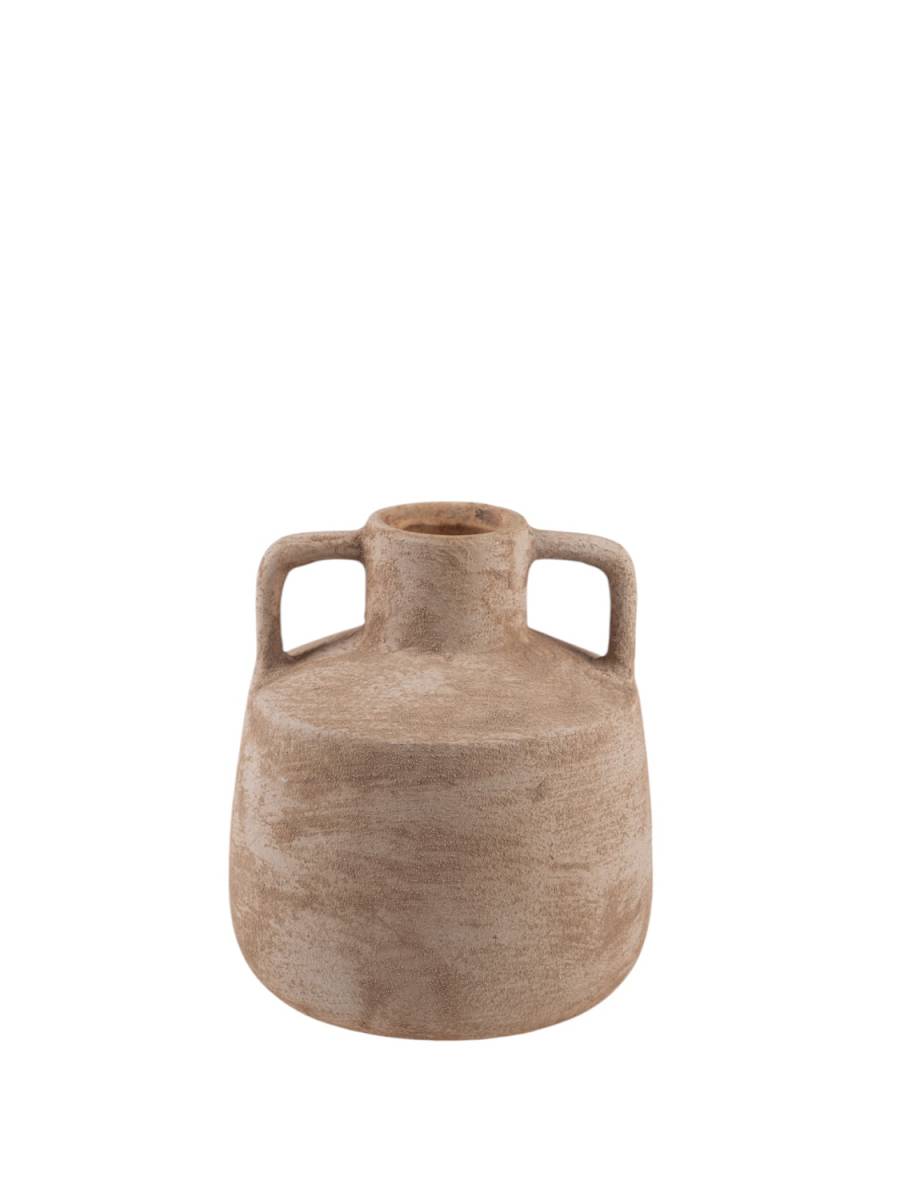 ΒΑΖΟ ΚΕΡΑΜΙΚΟ ΜΕ ΧΕΡΟΥΛΙ ΜΠΕΖ ΑΝΤΙΚΕ 15,5Χ15,5Χ20,5ΕΚ