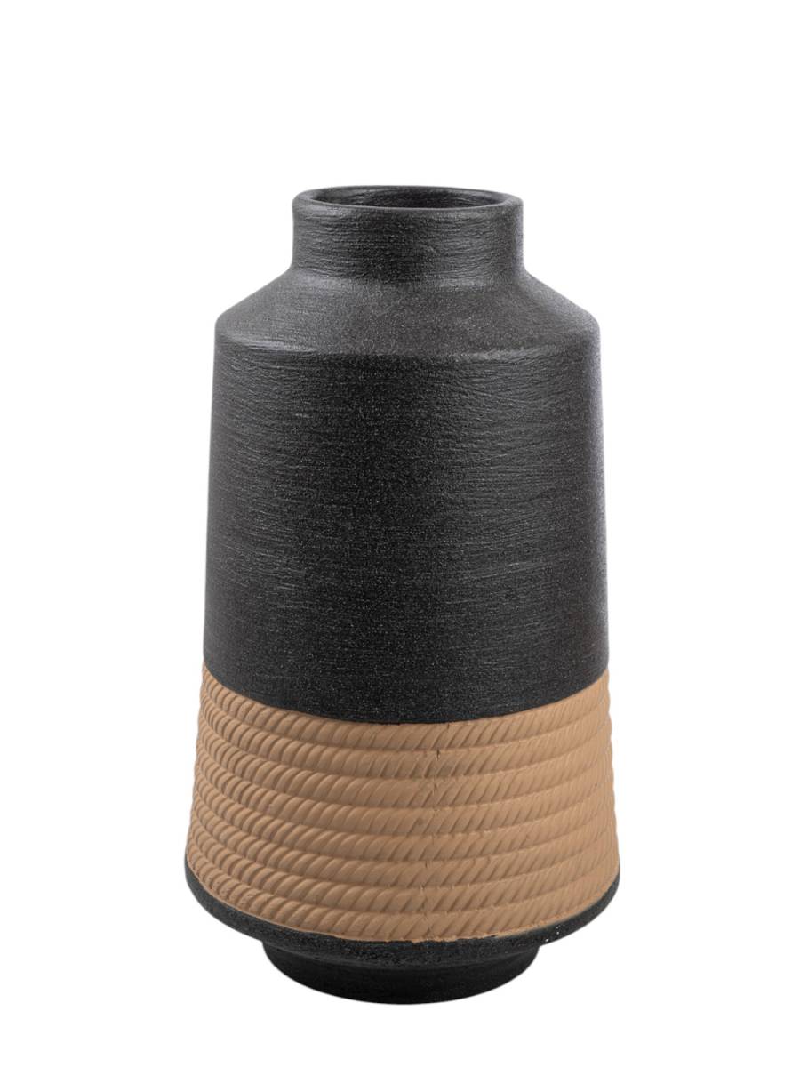 ΚΕΡΑΜΙΚΟ ΒΑΖΟ ΣΑΓΡΕ ΜΑΥΡΟ  19,5Χ19,5Χ33,5ΕΚ