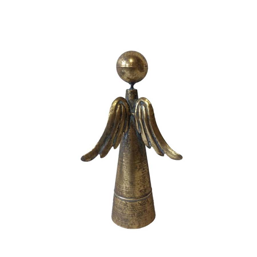 ADEN ΧΡΙΣΤΟΥΓΕΝΝΙΑΤΙΚΟ ΔΙΑΚΟΣΜΗΤΙΚΟ ΑΓΓΕΛΟΣ 16x8x29 ΜΕΤΑΛΛΟ BROWN GOLD