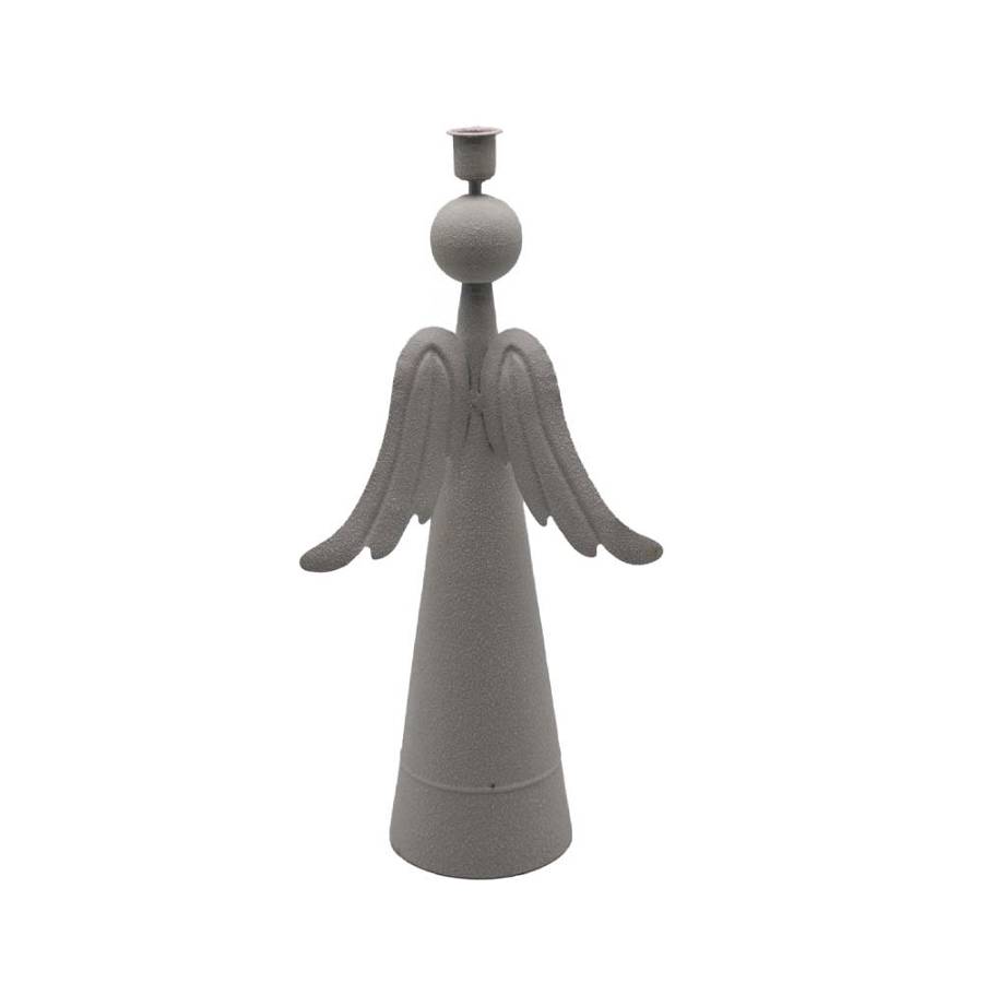 ESPIR ΧΡΙΣΤΟΥΓΕΝΝΙΑΤΙΚΟ ΔΙΑΚΟΣΜΗΤΙΚΟ ΑΓΓΕΛΟΣ 20.5x11x42.5 ΜΕΤΑΛΛΟ ΛΕΥΚΟ