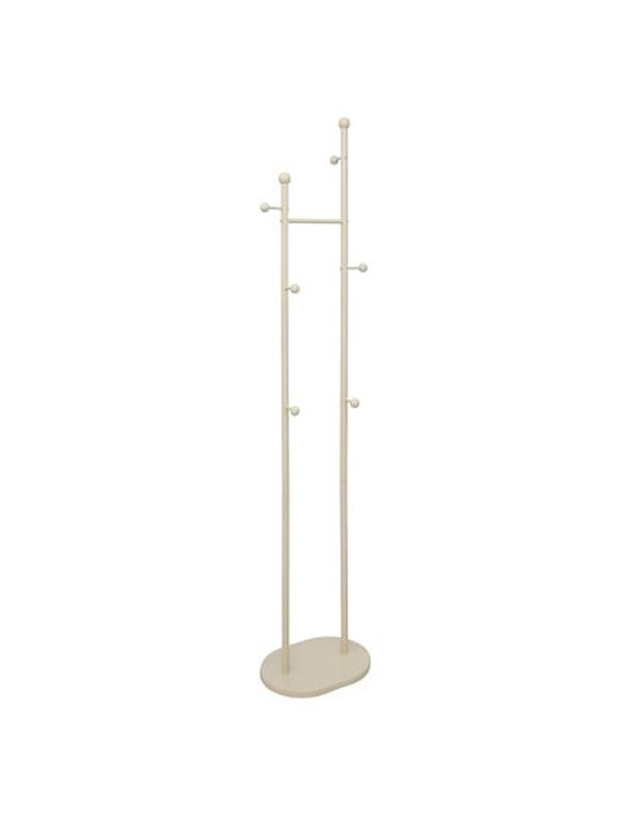 Καλόγηρος μεταλλικός μπεζ 40x30x187,5cm