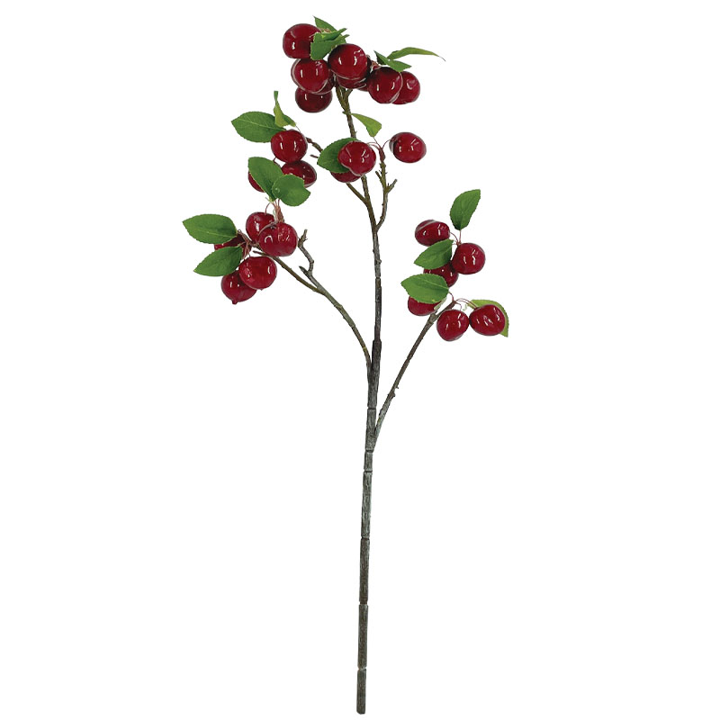 ΚΛΑΔΙ ΞΙΝΟΜΗΛΙΑ ΚΟΚΚΙΝΟ - Y69cm 12 /144ΚΙΒ