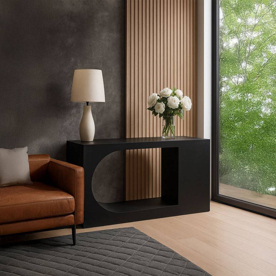 BELL ΚΟΝΣΟΛΑ ΜΑΥΡΟ 120x32x75