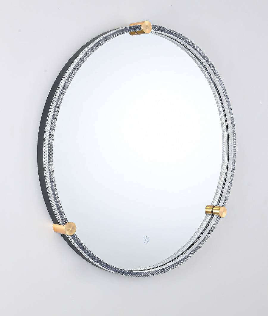 MIC-04 ΚΑΘΡΕΠΤΗΣ ΑΒ ΣΤΡΟΓΓΥΛΟΣ ΟΞΥΝΤΕ ΠΙΑΣΤΡΑΚΙΑ ΔΙΑΚΟΣΜΗΤΙΚΑ  LED ΦΩΤΙΣΜΟΣ TOUCH