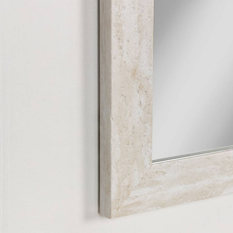 LITHOS ΚΑΘΡΕΠΤΗΣ ΛΕΥΚΟ BEIGE 65.8x1.5x125.8