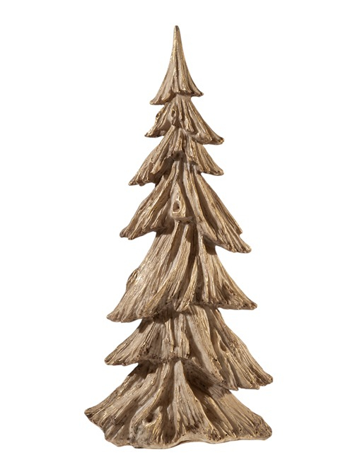 ΧΡΙΣΤΟΥΓΕΝΝΙΑΤΙΚΟ ΠΟΛΥΕΣΤΕΡΙΚΟ ΔΕΝΤΡΟ ΧΡΥΣΟ ΚΑΦΕ  16Χ7,5Χ35ΕΚ