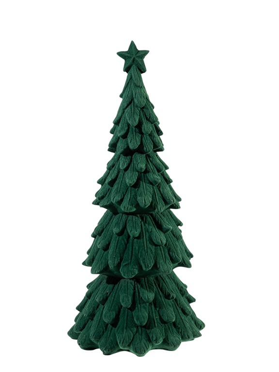 ΧΡΙΣΤΟΥΓΕΝΝΙΑΤΙΚΟ ΠΟΛΥΕΣΤΕΡΙΚΟ ΔΕΝΤΡΟ ΒΕΛΟΥΔΙΝΟ ΠΡΑΣΙΝΟ 11Χ11Χ26ΕΚ