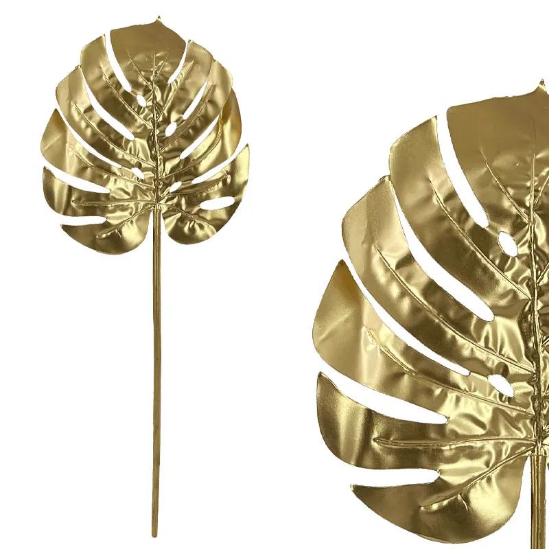 ΧΡΙΣΤΟΥΓΕΝΝΙΑΤΙΚΟ ΚΛΑΔΙ ΦΥΛΛΟ ΜΟΝΣΤΕΡΑ ΧΡΥΣΟ - Y84cm 12/144ΚΙΒ