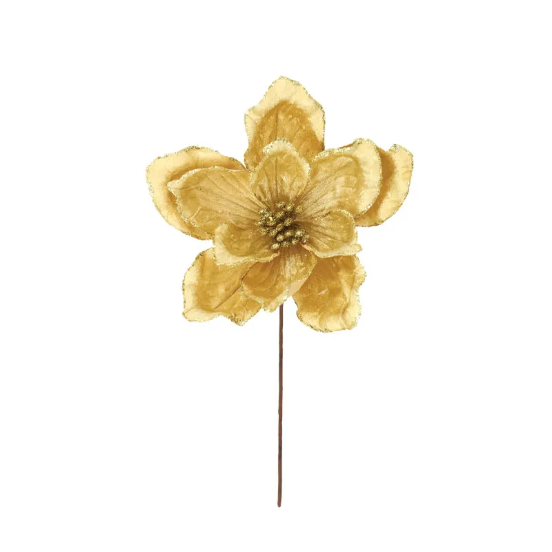 ΧΡΙΣΤΟΥΓΕΝNΙΑΤΙΚΟ ΠΙΚ ΛΟΥΛΟΥΔΙ ΧΡΥΣΟ ME ΓΚΛΙΤΕΡ - Φ20cm Υ30cm 360/ΚΙΒ