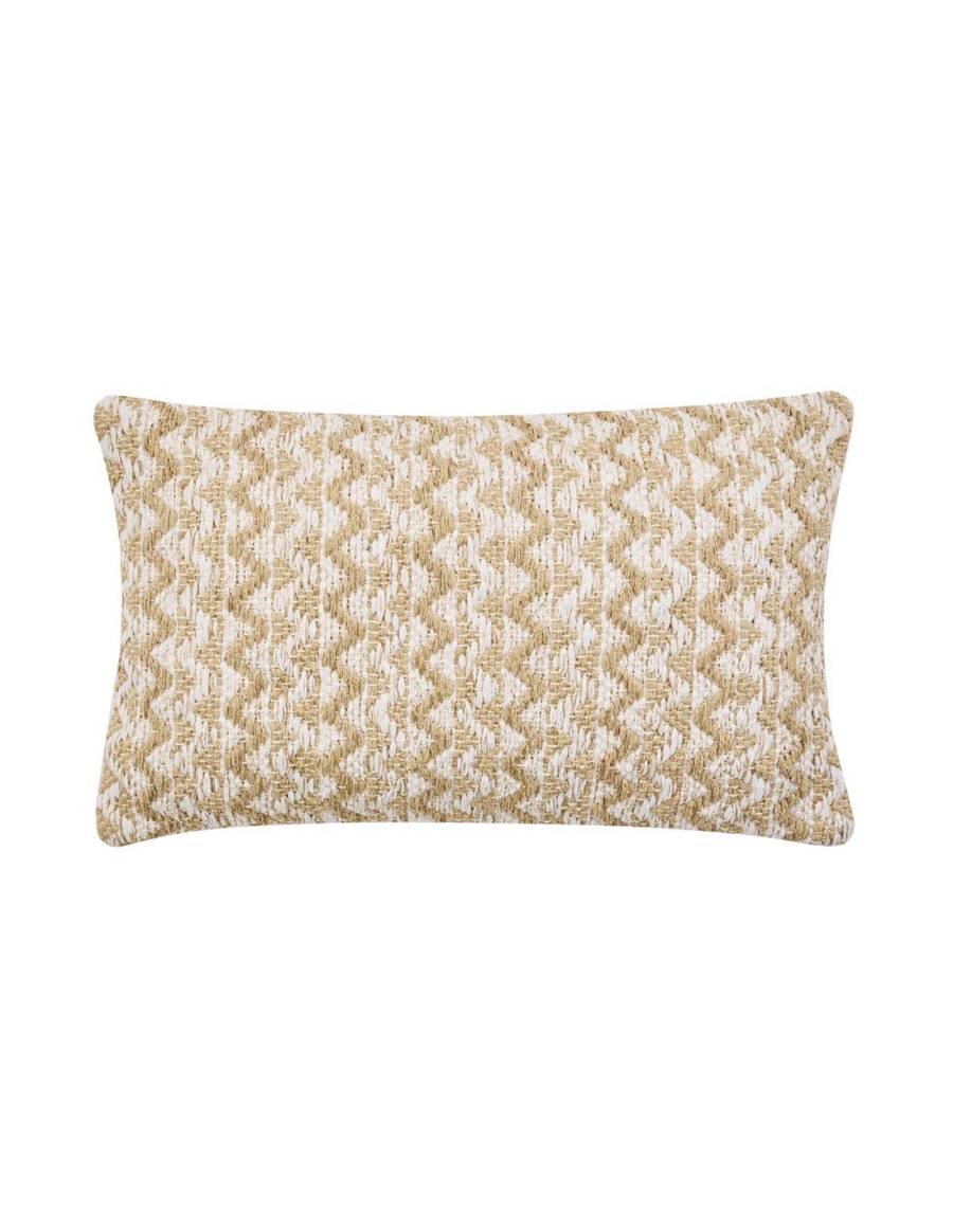 Μαξιλάρι coton/polyester μπεζ 30x50cm