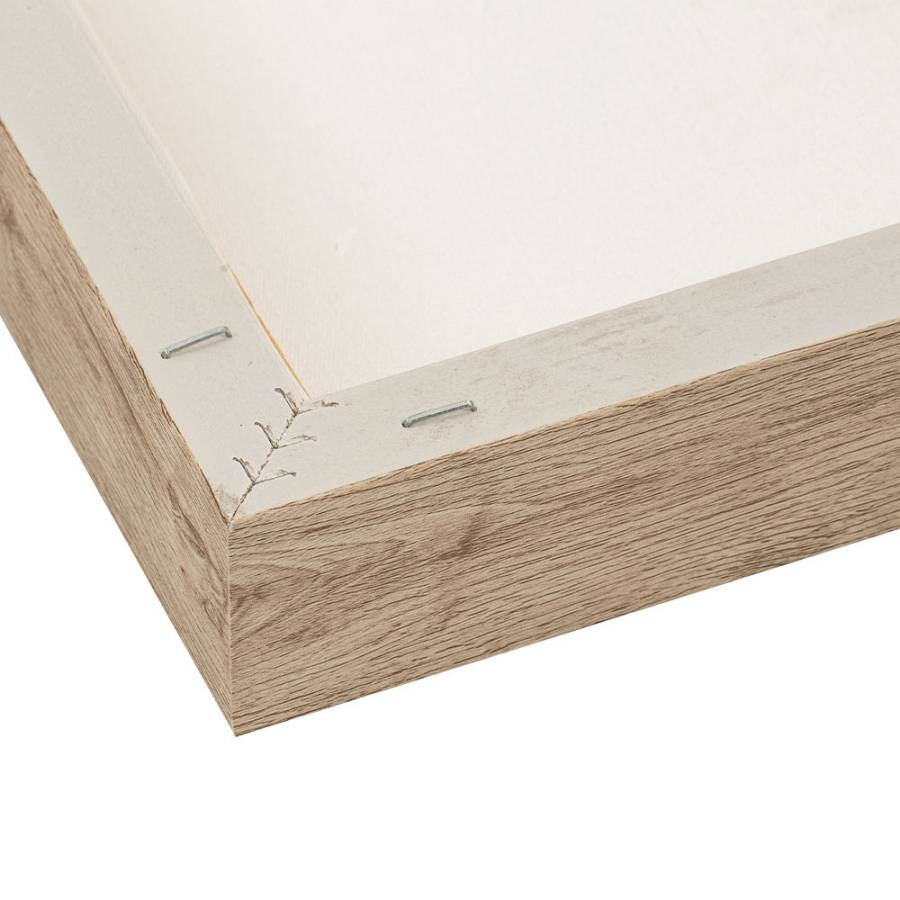 LIGHT MOUNT B ΠΙΝΑΚΑΣ ΔΙΑΚΟΣΜΗΤΙΚΟΣ ΜΕ ΚΟΡΝΙΖΑ 80x80x3.8cm ΚΑΜΒΑΣ BEIGE BEIGE ΞΥΛΟ ΦΥΣΙΚΟ