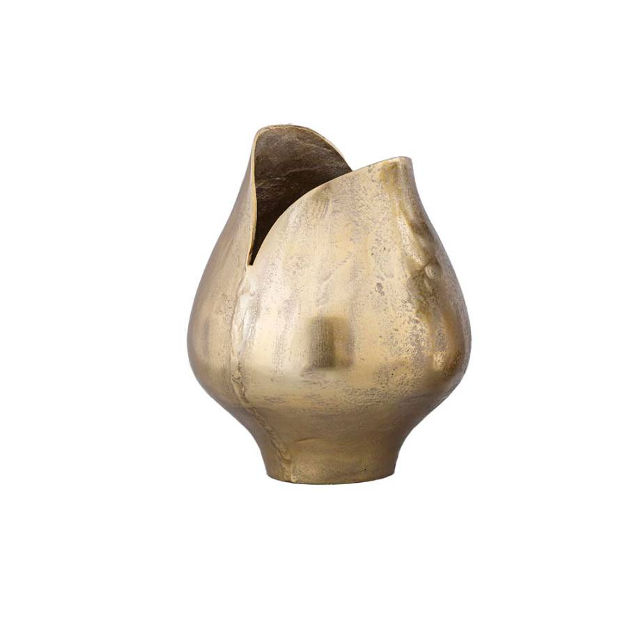 EMBRACE ΒΑΖΟ 31x29x38cm ΑΛΟΥΜΙΝΙΟ ΧΡΥΣΟ