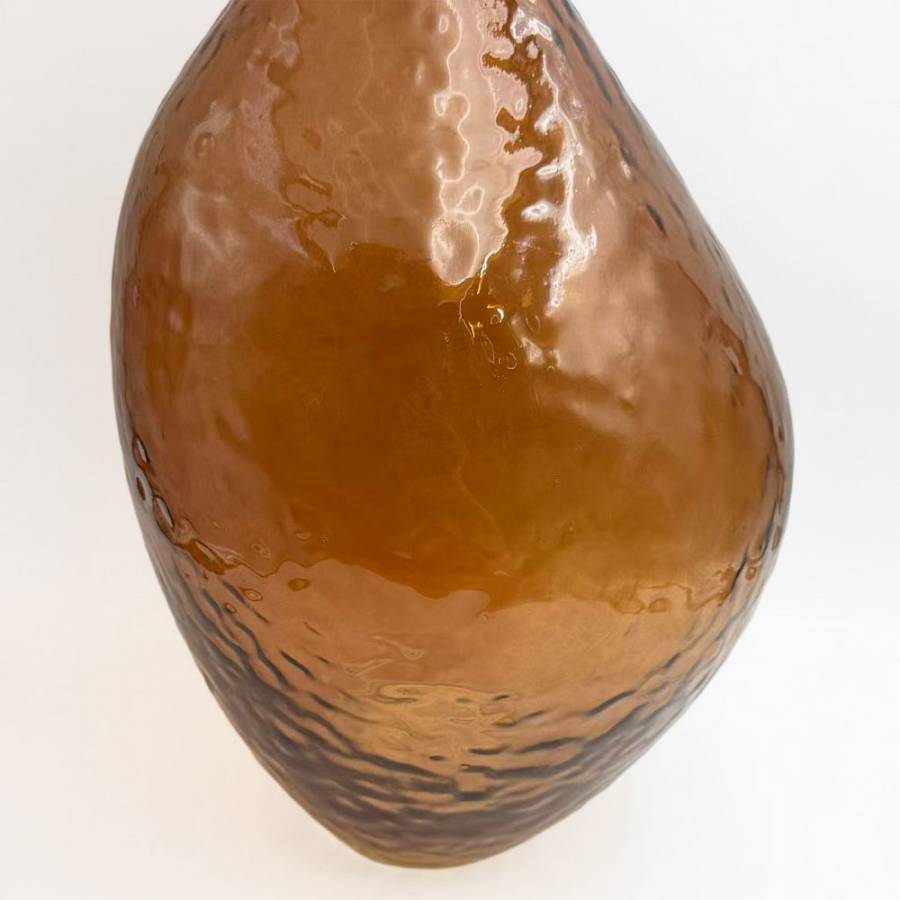 SPICE ΒΑΖΟ 22x22x35.5cm ΓΥΑΛΙ CARAMEL