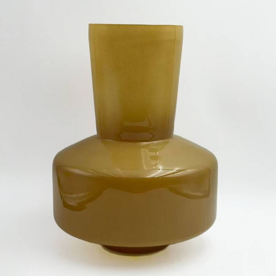 OPAC ΒΑΖΟ 20x20x25cm ΓΥΑΛΙ LIME