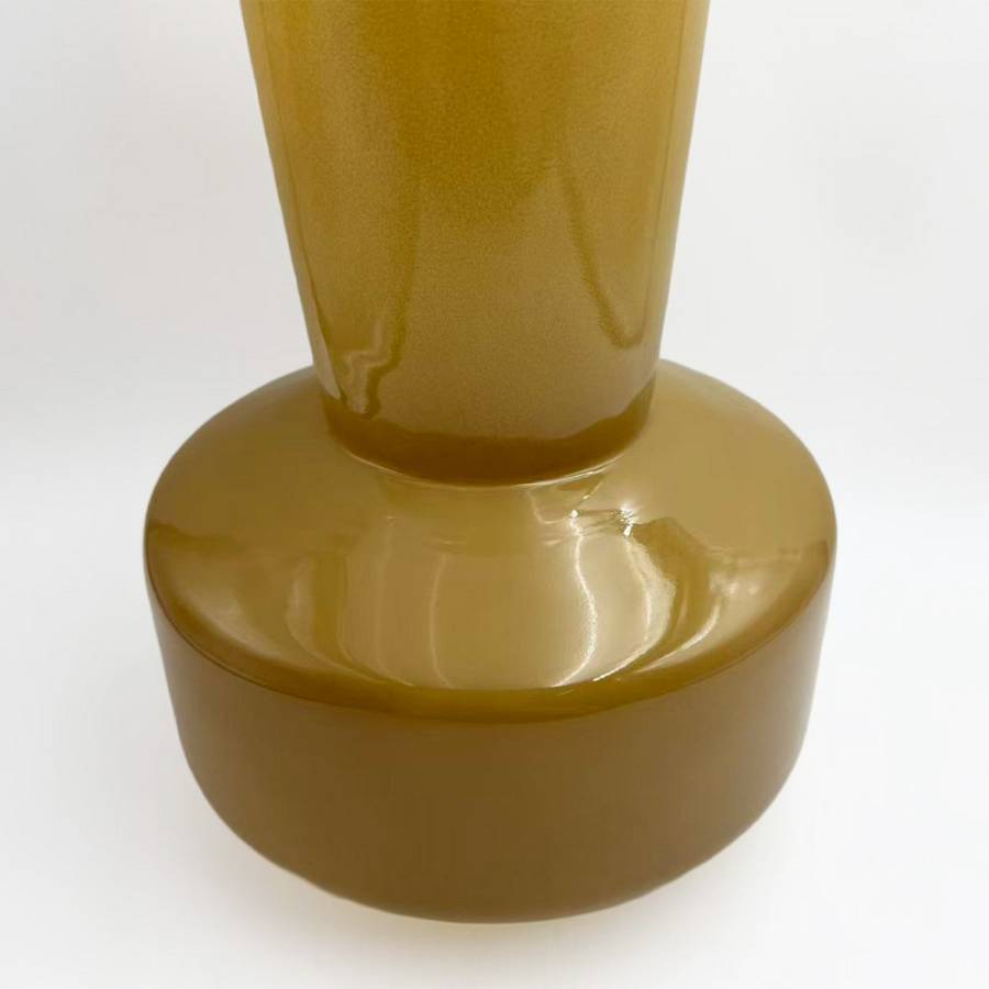 OPAC ΒΑΖΟ 20x20x25cm ΓΥΑΛΙ LIME